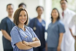 happy nurse after reducing incidents of bullying and incivility in nursing